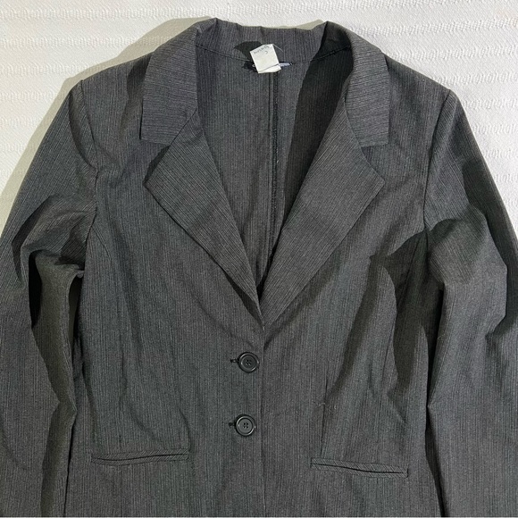 Courtenay Women’s Tweed Blazer Size 10 Gray Business Office Siren Professional - Picture 3 of 8